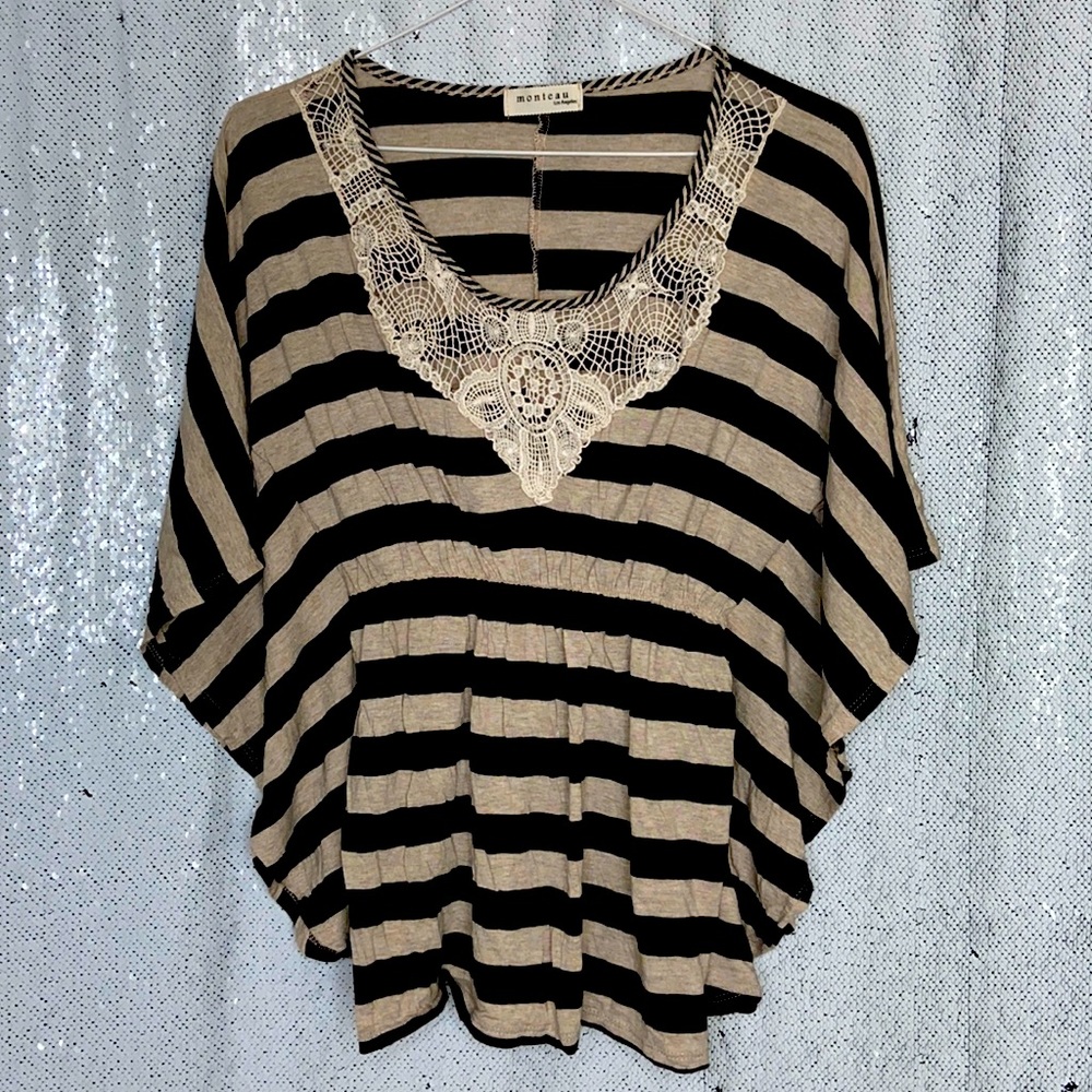Monteau Striped Top